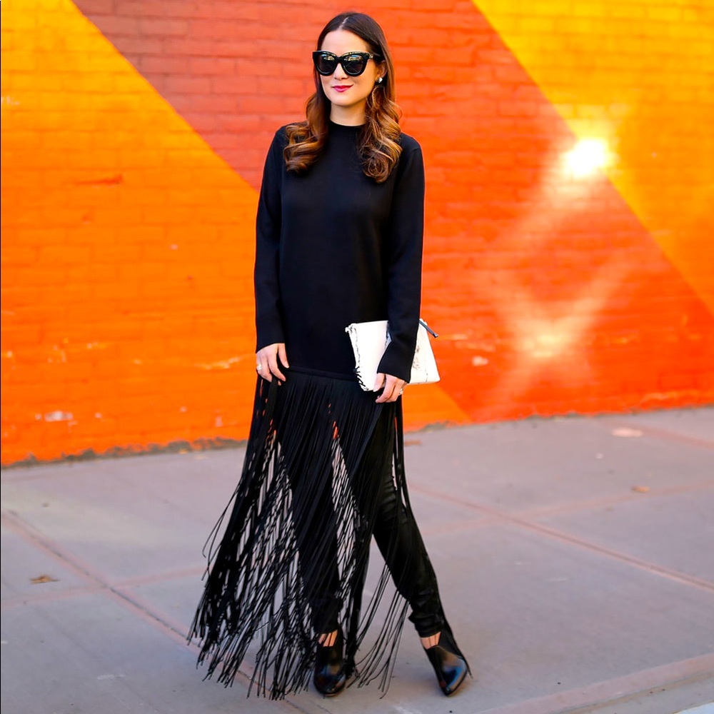 Fringe sweater